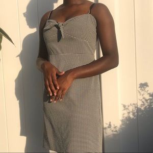 B&W Gingham Dress